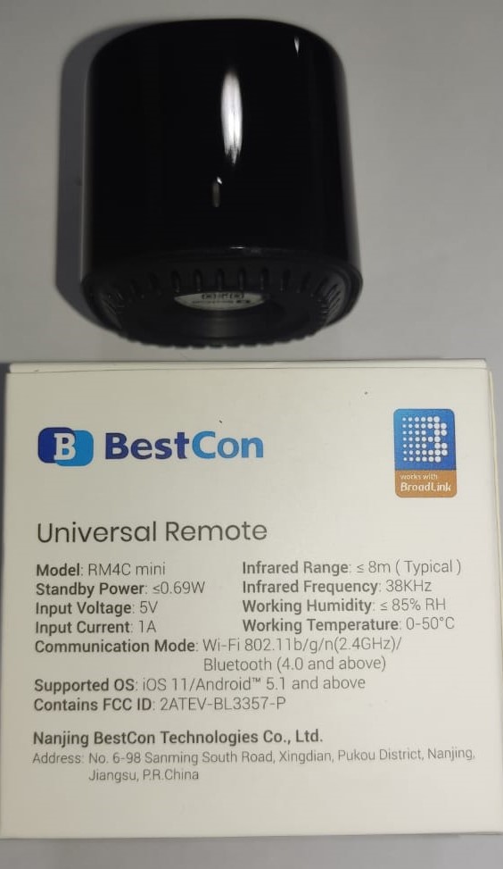 Control Remoto Infrarojo Wifi compatible con Amazon Alexa