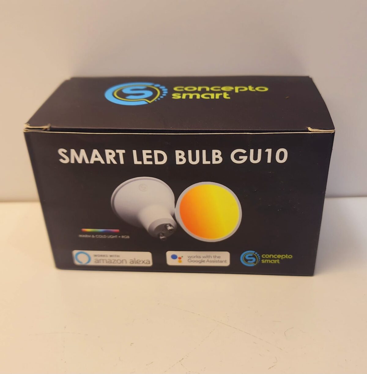 Two Pack Bombillo Led Gu10 Wifi Alexa